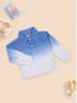 Mee Mee Printed 100% Cotton Shirt For Boys - (Blue